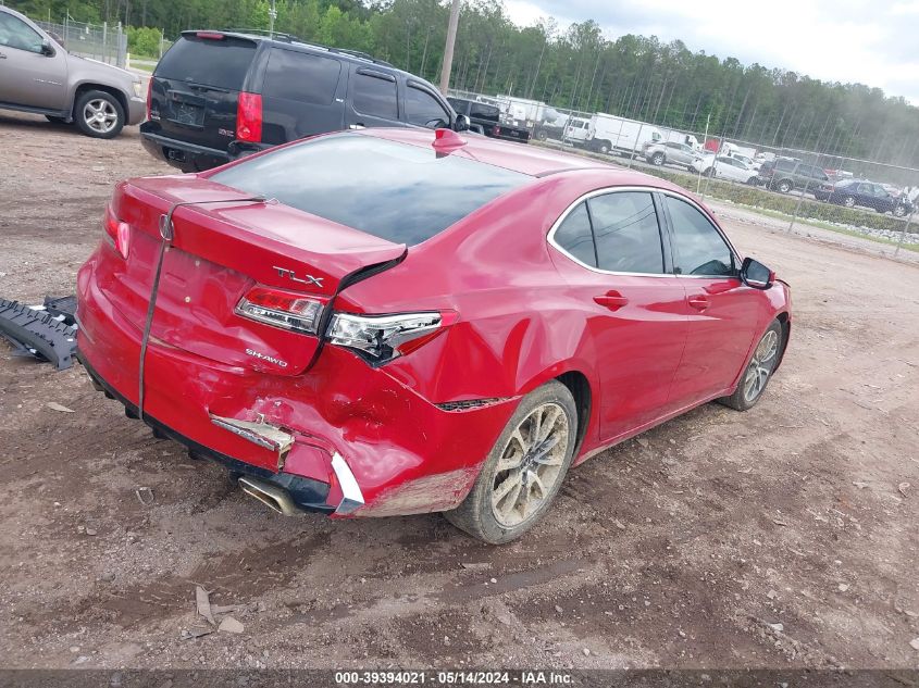 2018 Acura Tlx 3.5L (A9) VIN: 19UUB3F35JA001415 Lot: 39394021