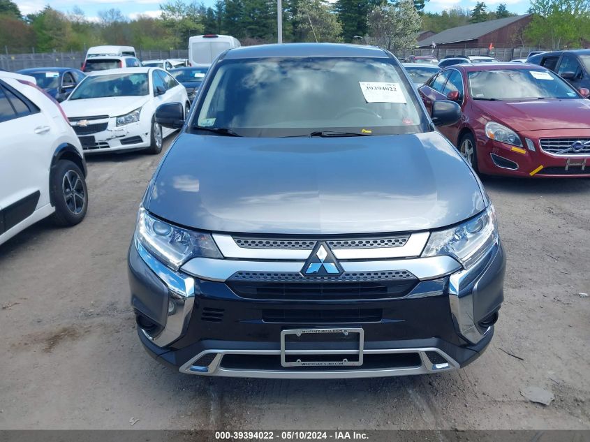 2020 Mitsubishi Outlander Es 2.4 S-Awc VIN: JA4AZ3A31LZ045236 Lot: 39394022