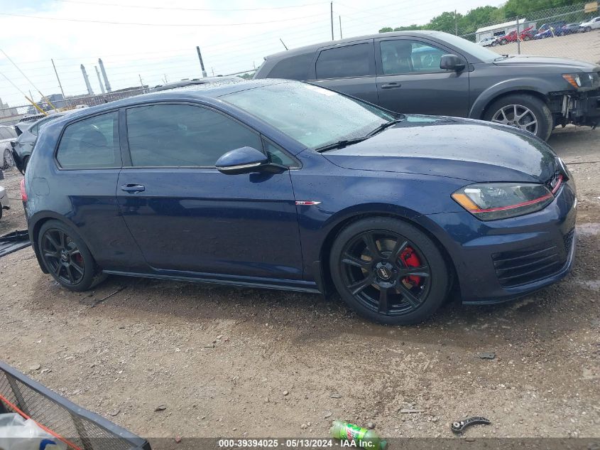 2015 VOLKSWAGEN GOLF GTI 2.0T SE 2-DOOR - 3VWTT7AU9FM027697