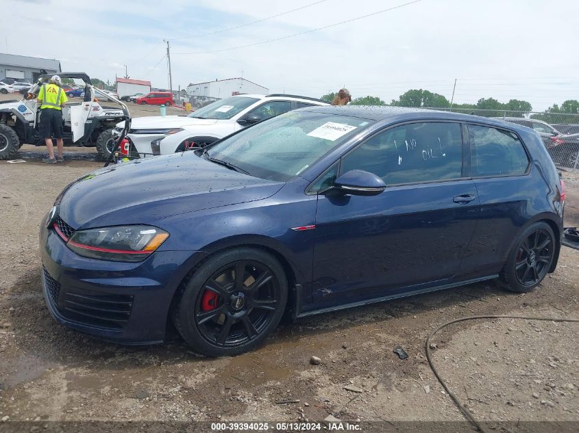2015 VOLKSWAGEN GOLF GTI 2.0T SE 2-DOOR - 3VWTT7AU9FM027697