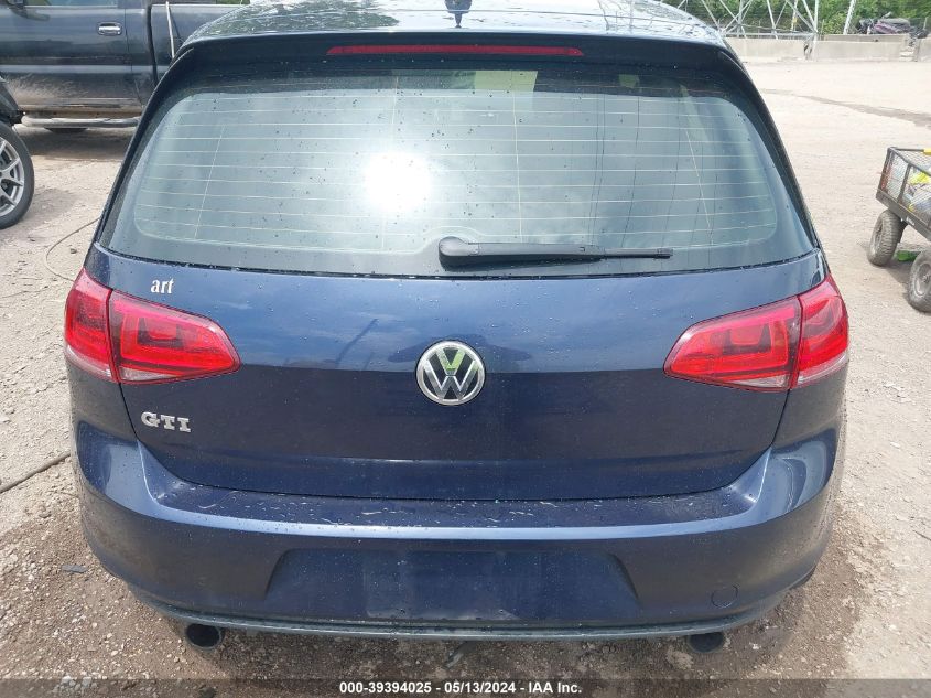 2015 VOLKSWAGEN GOLF GTI 2.0T SE 2-DOOR - 3VWTT7AU9FM027697