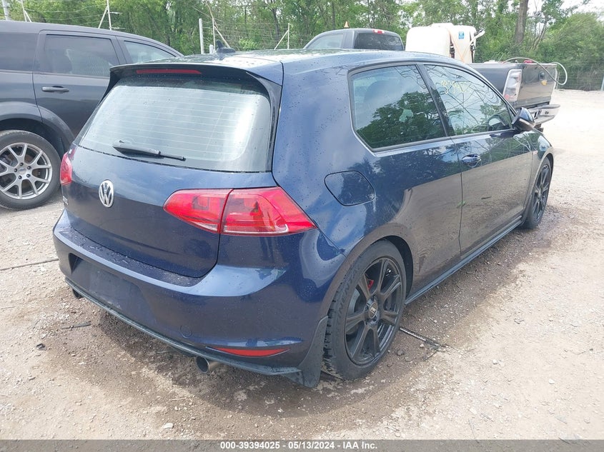 2015 VOLKSWAGEN GOLF GTI 2.0T SE 2-DOOR - 3VWTT7AU9FM027697