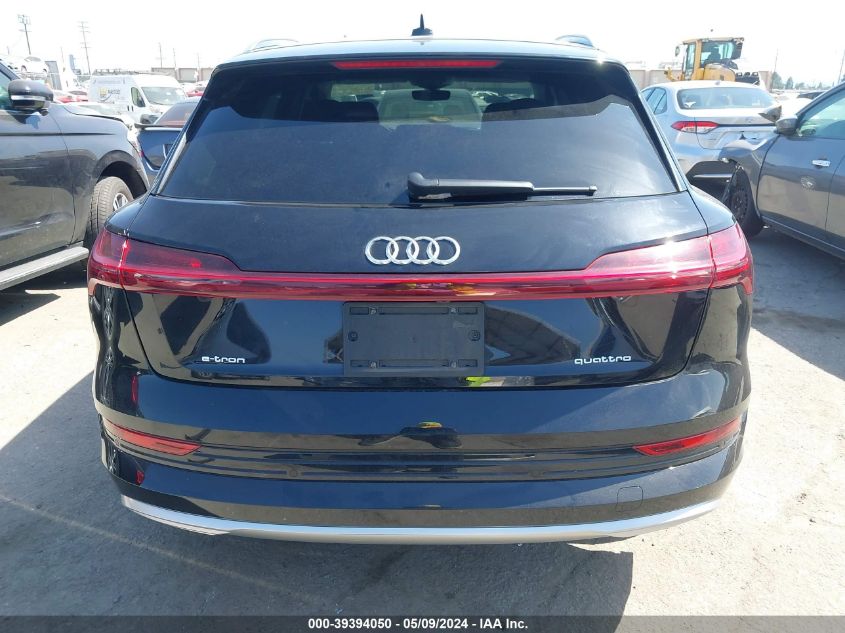 2022 Audi E-Tron Premium Quattro VIN: WA1AAAGE2NB020426 Lot: 39394050