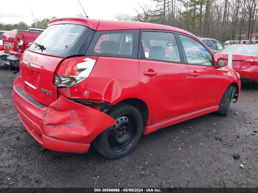 2004 Toyota Matrix Xr VIN: 2T1KR38EX4C303833 Lot: 39394064