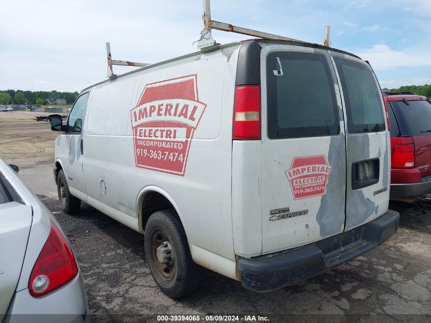 2006 Chevrolet Express Work Van VIN: 1GCGG25V961109358 Lot: 39394065