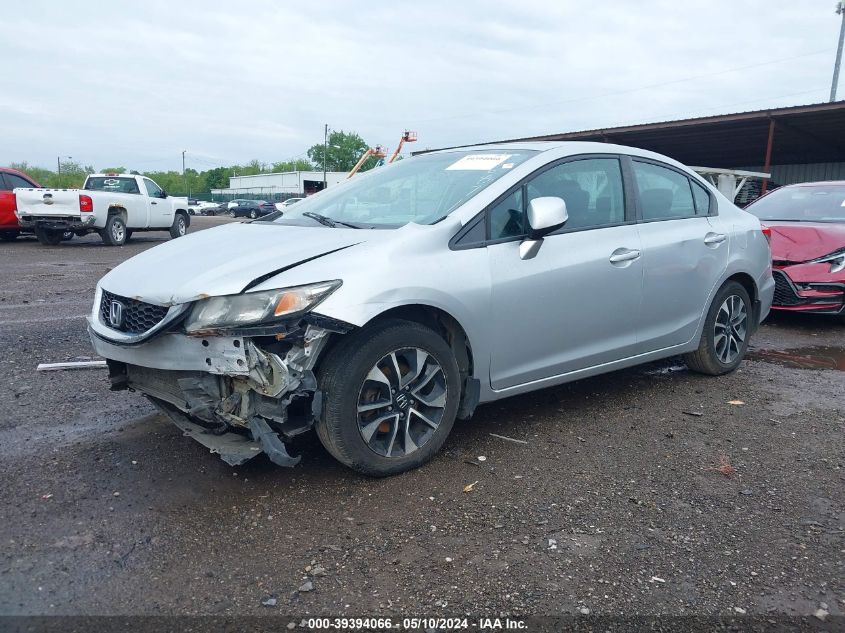 2013 Honda Civic Ex VIN: 2HGFB2F85DH556871 Lot: 39394066