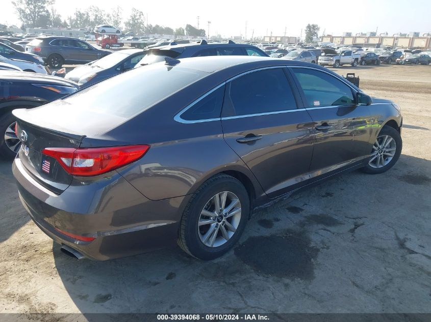 2017 Hyundai Sonata VIN: 5NPE24AF8HH487862 Lot: 39394068