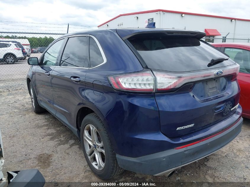 2016 Ford Edge Titanium VIN: 2FMPK4K95GBB22031 Lot: 39394080