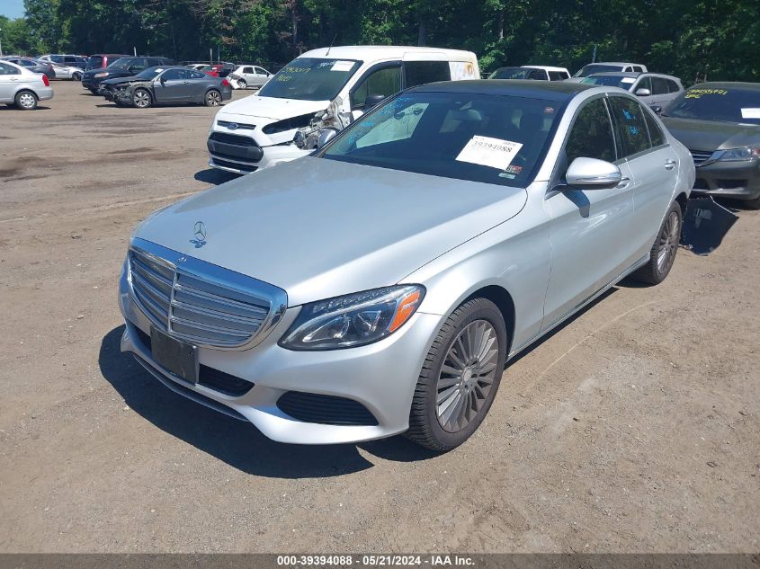 2015 Mercedes-Benz C 300 4Matic/Luxury 4Matic/Sport 4Matic VIN: 55SWF4KB7FU019247 Lot: 39394088