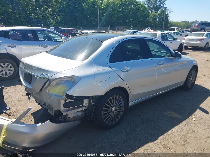 2015 Mercedes-Benz C 300 4Matic/Luxury 4Matic/Sport 4Matic VIN: 55SWF4KB7FU019247 Lot: 39394088