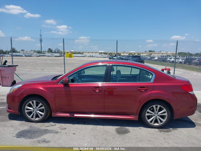 2013 Subaru Legacy 2.5I Premium VIN: 4S3BMBC60D3047638 Lot: 39394108