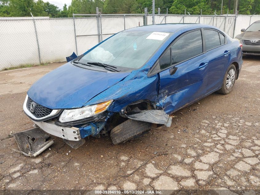 2013 Honda Civic Lx VIN: 19XFB2F53DE013518 Lot: 39394110