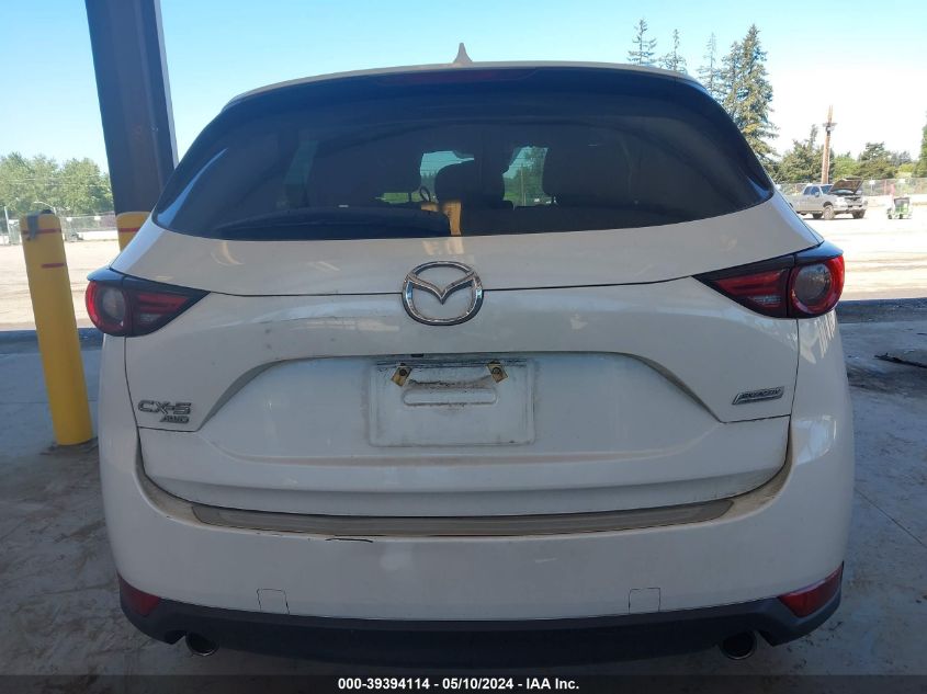 2019 Mazda Cx-5 Grand Touring VIN: JM3KFBDMXK1511476 Lot: 39394114