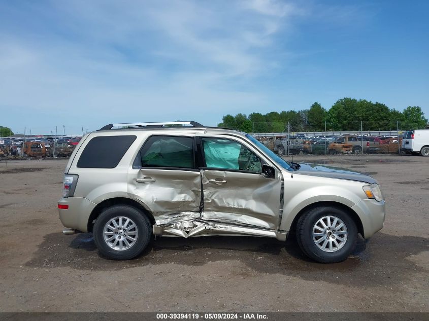 2010 Mercury Mariner Premier VIN: 4M2CN8H72AKJ21837 Lot: 39394119