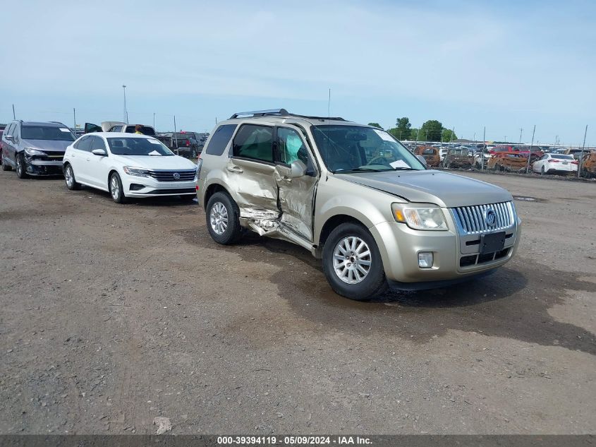 2010 Mercury Mariner Premier VIN: 4M2CN8H72AKJ21837 Lot: 39394119