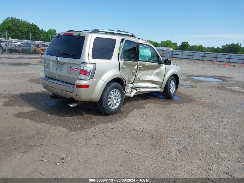 2010 Mercury Mariner Premier VIN: 4M2CN8H72AKJ21837 Lot: 39394119