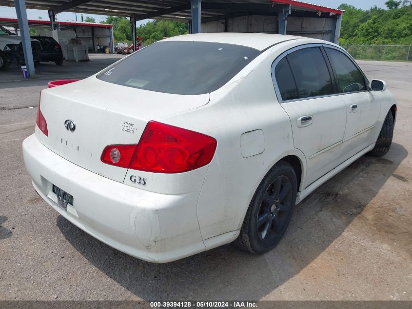 2005 Infiniti G35 VIN: JNKCV51E65M202152 Lot: 39394128