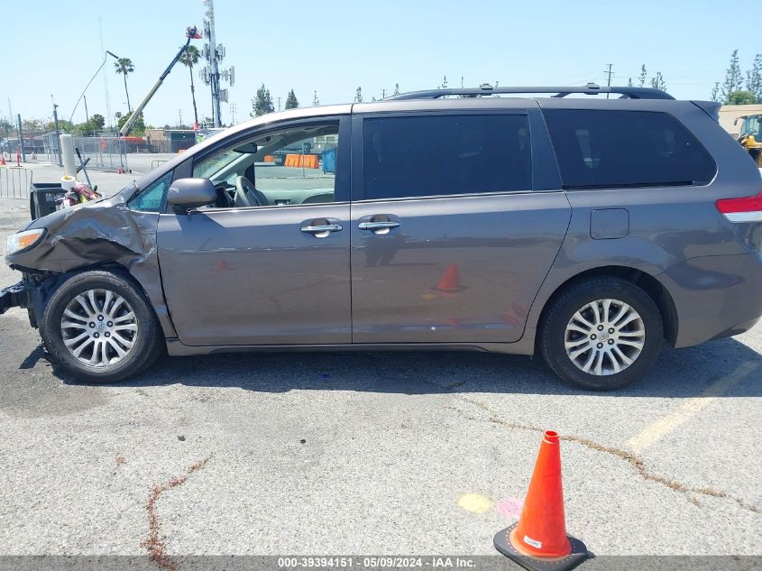 2013 Toyota Sienna Xle V6 8 Passenger VIN: 5TDYK3DC2DS390671 Lot: 39394151