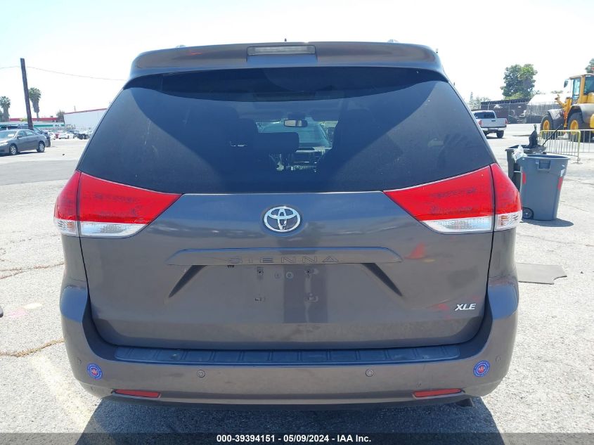 2013 Toyota Sienna Xle V6 8 Passenger VIN: 5TDYK3DC2DS390671 Lot: 39394151