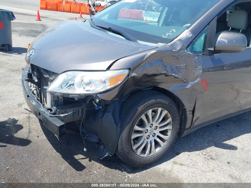 2013 Toyota Sienna Xle V6 8 Passenger VIN: 5TDYK3DC2DS390671 Lot: 39394151