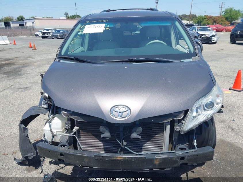 2013 Toyota Sienna Xle V6 8 Passenger VIN: 5TDYK3DC2DS390671 Lot: 39394151