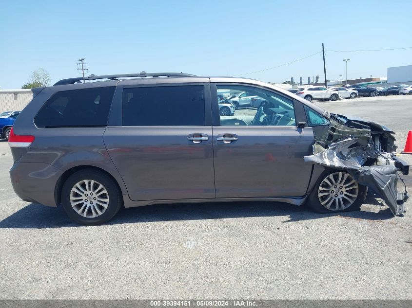 2013 Toyota Sienna Xle V6 8 Passenger VIN: 5TDYK3DC2DS390671 Lot: 39394151