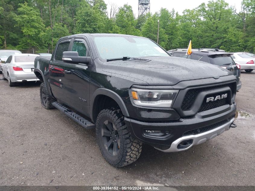 2019 Ram 1500 Rebel 4X4 5'7 Box VIN: 1C6SRFLT6KN743041 Lot: 39394152