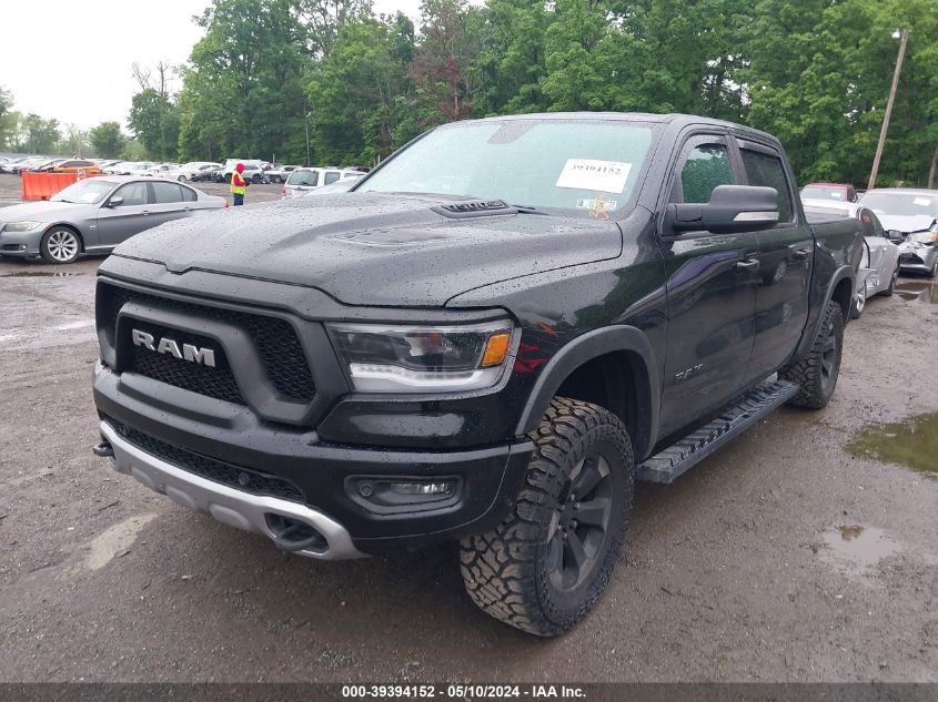 2019 Ram 1500 Rebel 4X4 5'7 Box VIN: 1C6SRFLT6KN743041 Lot: 39394152