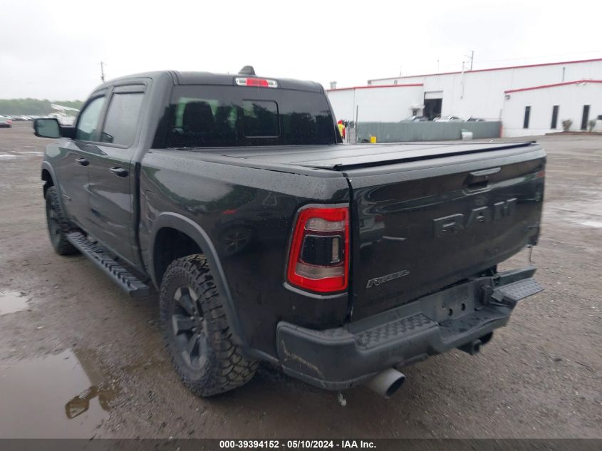 2019 Ram 1500 Rebel 4X4 5'7 Box VIN: 1C6SRFLT6KN743041 Lot: 39394152