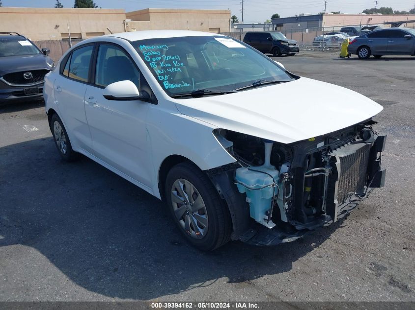 2018 Kia Rio S VIN: 3KPA24AB5JE048446 Lot: 39394162