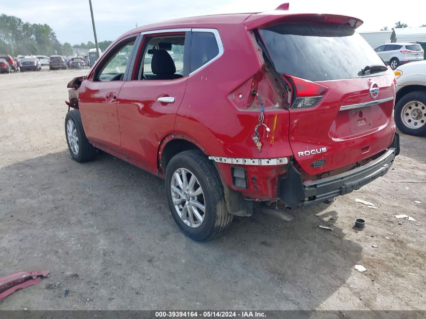 2017 Nissan Rogue S/Sl/Sv VIN: 5N1AT2MV7HC822264 Lot: 39394164