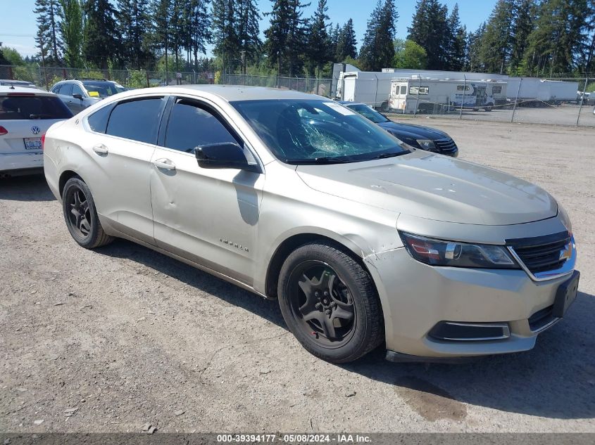 2014 Chevrolet Impala 1Ls VIN: 2G11Y5SL1E9170424 Lot: 39394177