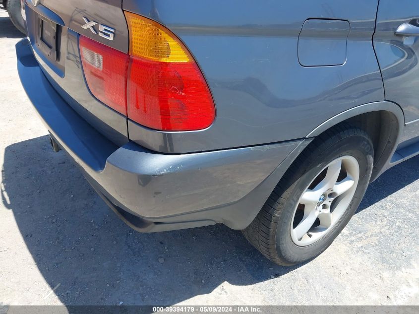 2003 BMW X5 3.0I VIN: 5UXFA53503LV95686 Lot: 39394179
