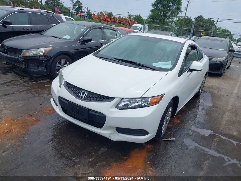 2012 Honda Civic Lx VIN: 2HGFG3B58CH524238 Lot: 39394191