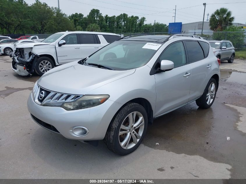 2009 Nissan Murano Le VIN: JN8AZ18W09W159530 Lot: 39394197