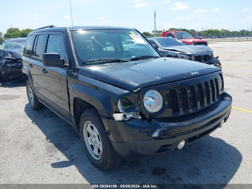 2016 Jeep Patriot Sport VIN: 1C4NJPBA7GD754193 Lot: 39394199