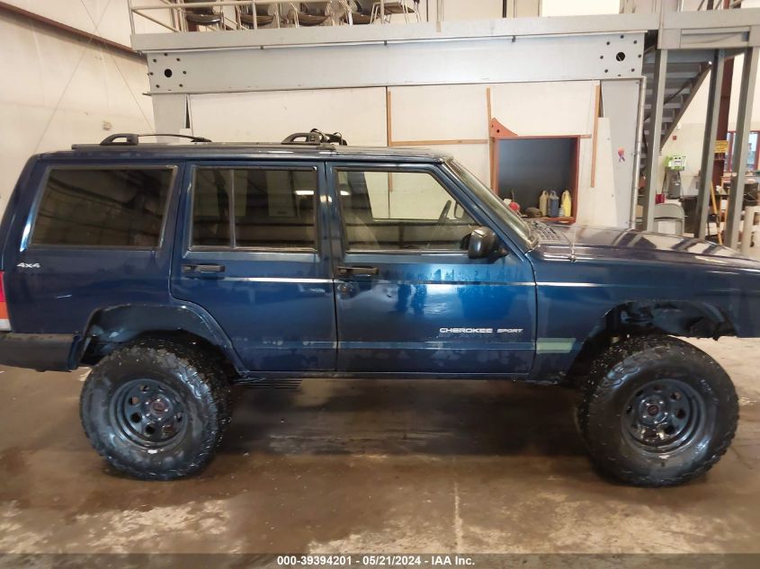 2000 Jeep Cherokee Sport VIN: 1J4FF48S1YL169969 Lot: 39394201