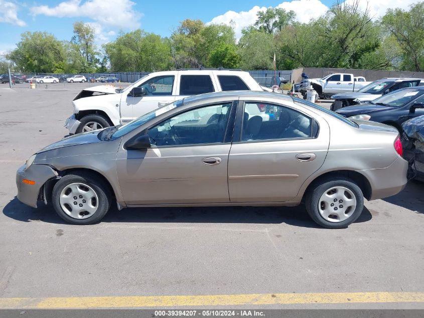 2002 Dodge Neon VIN: 1B3ES26C22D545465 Lot: 39394207