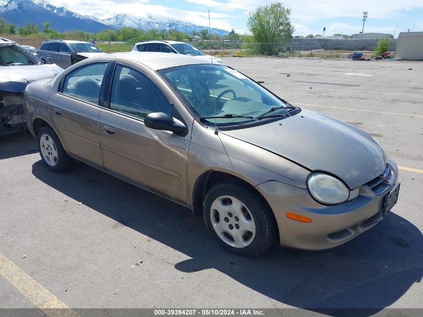 2002 Dodge Neon VIN: 1B3ES26C22D545465 Lot: 39394207