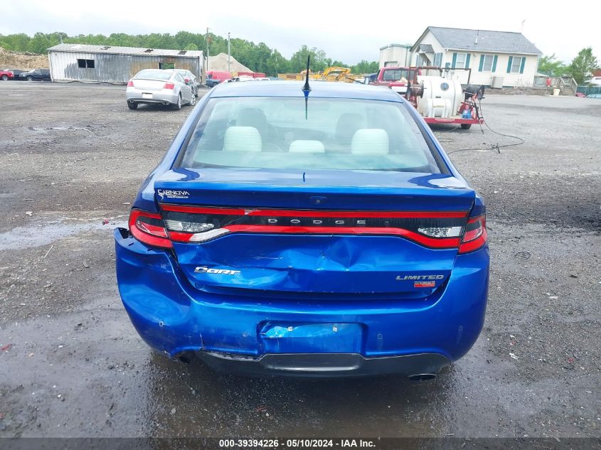 2013 Dodge Dart Limited VIN: 1C3CDFCH7DD214718 Lot: 39394226