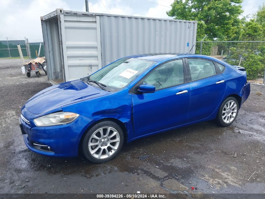 2013 Dodge Dart Limited VIN: 1C3CDFCH7DD214718 Lot: 39394226