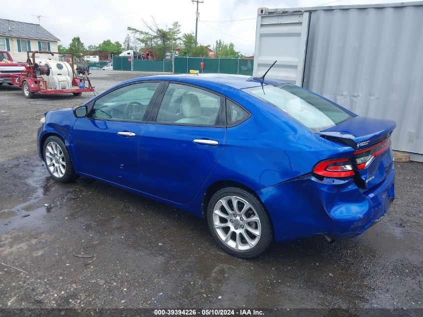 2013 Dodge Dart Limited VIN: 1C3CDFCH7DD214718 Lot: 39394226