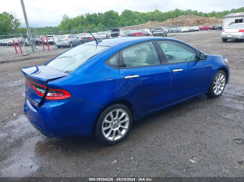 2013 Dodge Dart Limited VIN: 1C3CDFCH7DD214718 Lot: 39394226