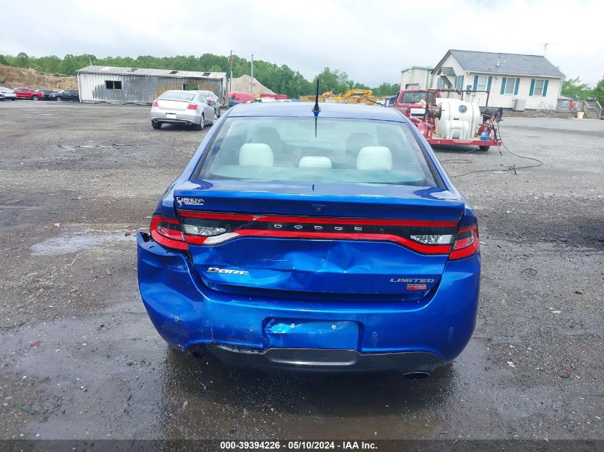 2013 Dodge Dart Limited VIN: 1C3CDFCH7DD214718 Lot: 39394226