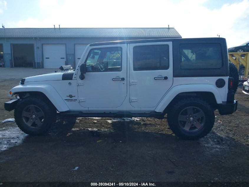 2013 Jeep Wrangler Unlimited Freedom Edition VIN: 1C4BJWDG5DL618063 Lot: 39394241