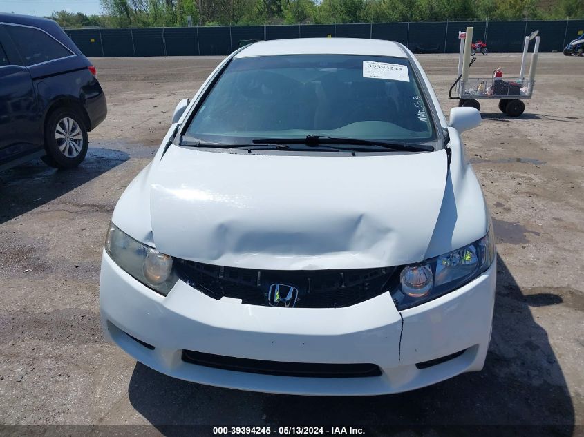 2009 Honda Civic Lx VIN: 2HGFA16559H356731 Lot: 39394245