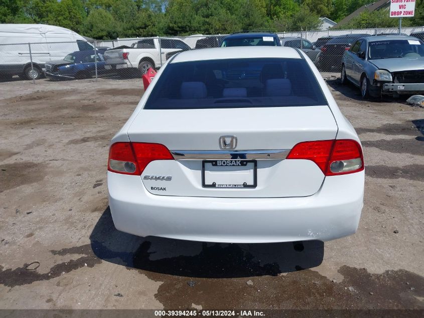 2009 Honda Civic Lx VIN: 2HGFA16559H356731 Lot: 39394245