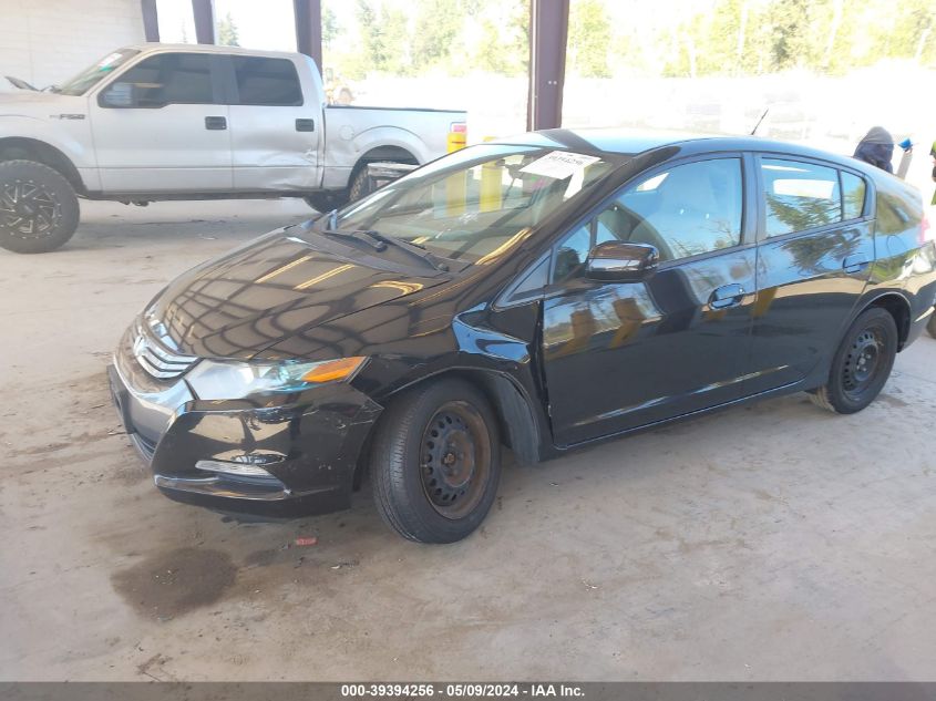 2010 Honda Insight Lx VIN: JHMZE2H54AS034225 Lot: 39394256