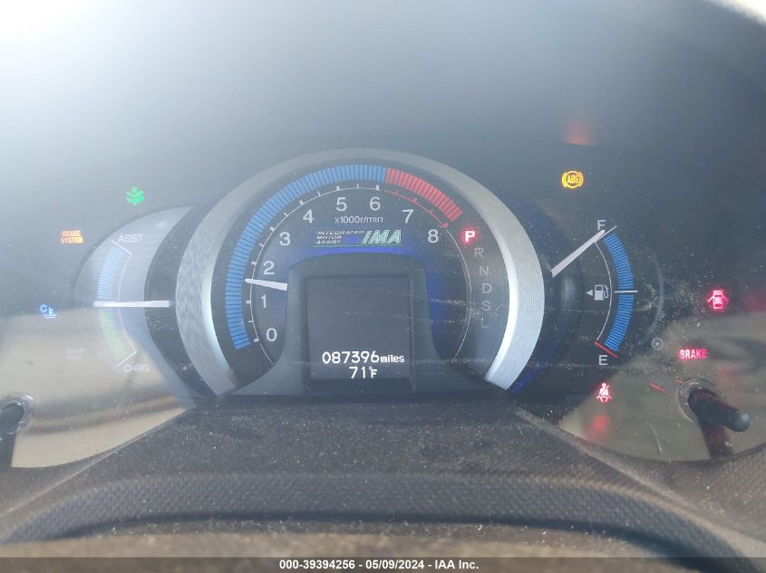 2010 Honda Insight Lx VIN: JHMZE2H54AS034225 Lot: 39394256