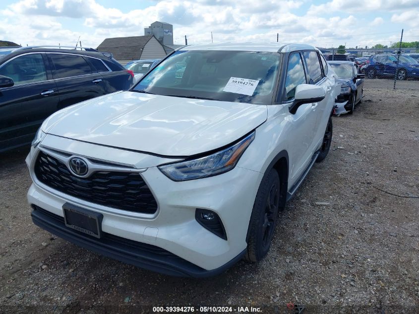 2020 Toyota Highlander Le VIN: 5TDBZRBH2LS501091 Lot: 39394276